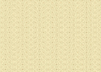 Fototapeta premium 金色の麻の葉模様 和柄の背景素材