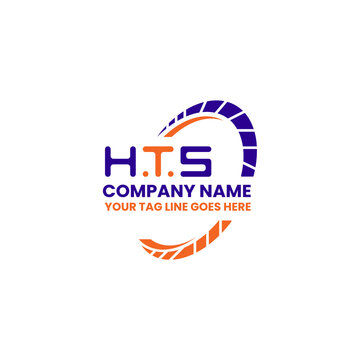 HTS letter logo creative design with vector graphic, HTS simple and modern logo. HTS luxurious alphabet design  
