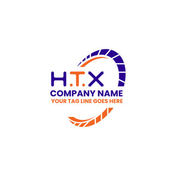 HTX letter logo creative design with vector graphic, HTX simple and modern logo. HTX luxurious alphabet design  