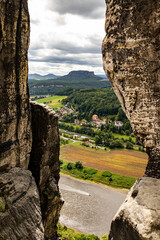Sächsische Schweiz - Blick nach Rathen
