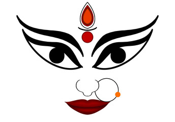 Durga Mata Face
