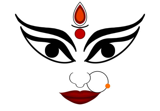 Durga Mata Face