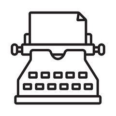 typewriter icon