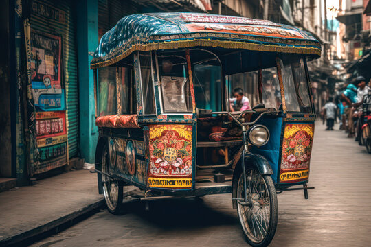 Rikscha in Indien/Pakistan