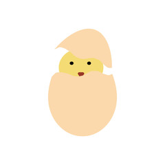 easter egg with chicken