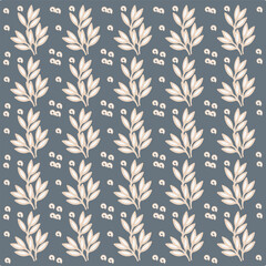 Wheat seamless pattern. Repeating malt texture. Repeated bakery background. Repeat barley grain for design print. Agriculture wallpaper. Simple bread border. Harvest ear of wheat. Vector illustration