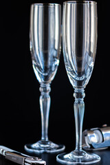 Two Champagne Glasses