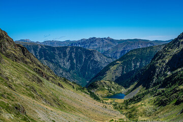 Naklejka premium I laghi di San Bernolfo ed il passo di Collalunga, una piacevole escursione tra l’Italia e la Francia