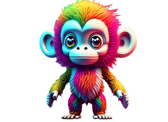 Naklejka premium 3d animal monster