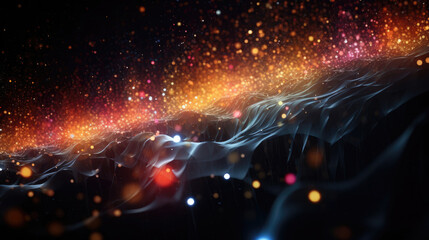 Dust particles in suspension 