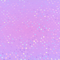 Smooth wave of a pattern of multicolored sequins. 3d rendering digital illustration background