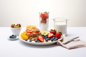 Vibrant Morning Feast: Colorful Breakfast Delight