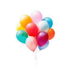 Fototapeta na wymiar colorful balloons png