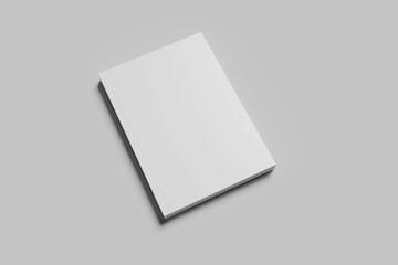 Blank A4 Book Mockup