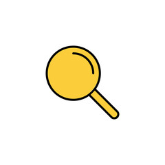 Search icon vector for web and mobile app. search magnifying glass sign and symbol