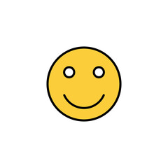 smile icon vector for web and mobile app. smile emoticon icon. feedback sign and symbol