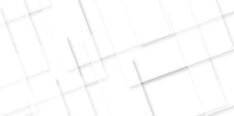 Obraz premium Modern abstract background with lines White technology square shape background with diamond and triangle shapes layered in modern abstract pattern design and geometric triangle.