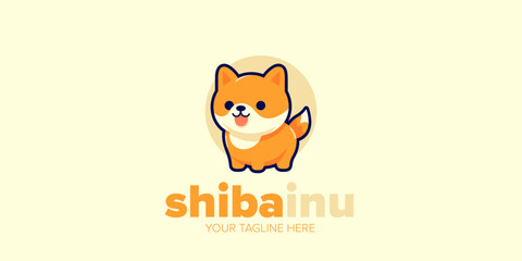 Captivating Cute Shiba Inu Logo: Elevate Pet Brands and Unveil Products for Dogs with Style