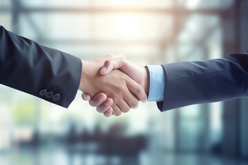 Businessmen shaking hands