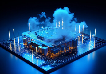 DevOps, Cloud Computing DevOps. High Quality Resolution, 4K, ad, subtle