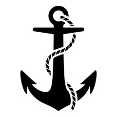 Anchors icon on white background