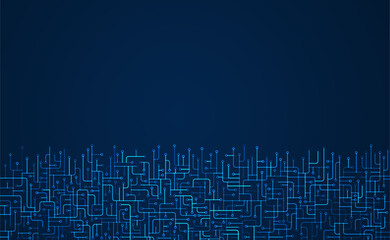 Circuit board. High-tech technology background. Cyber connection electronic. Networking connections background
