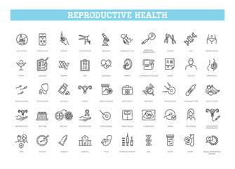 Set of reproductive health icons - 635461971