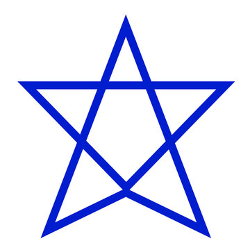 recommend clip art: Star Shape outline on a Transparent Background