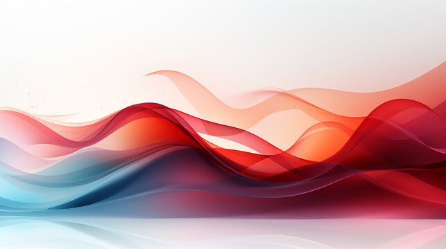 abstract red wave design digital frequency for background