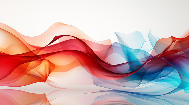 abstract red wave design digital frequency for background