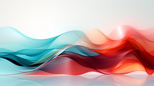 abstract red wave design digital frequency for background