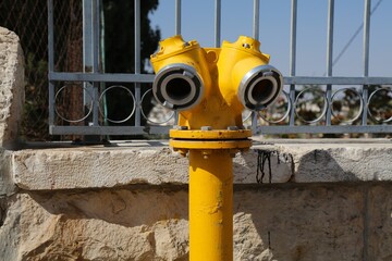 Fire hydrant in Jerusalem, Israel