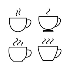 Cup coffee icon vector. coffee cup icon. mug