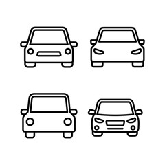 Car icon vector. Car sign. sedan