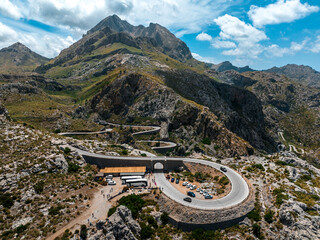 Nus de Corbata, Nudo de Corbata, road to Sa Calobra, Mallorca, Spain