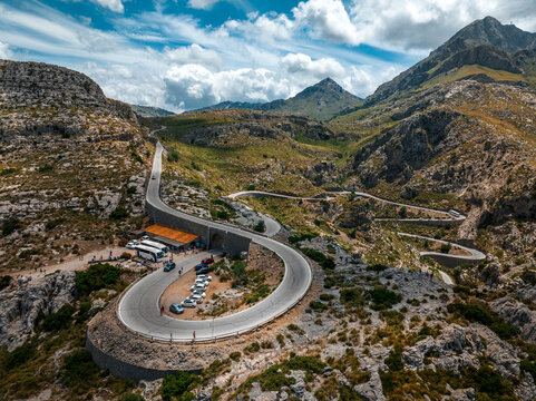 Nus de Corbata, Nudo de Corbata, road to Sa Calobra, Mallorca, Spain