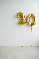 balloons. 30 years
