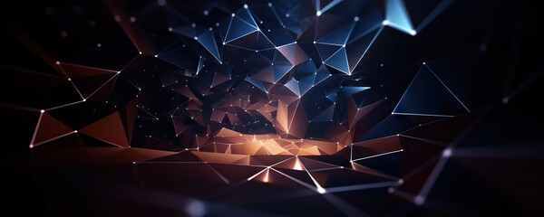 Abstract digital background. Can be used for technological processes, neural networks and AI, digital storages, sound and graphic forms, science, education, etc.