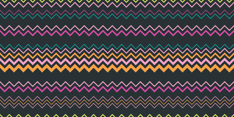 Zigzag seamless vector pattern