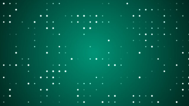 Colorful little dots randomly generated on a gradient background. Little stars generating seamless loop backdrop animation for presentations, talk show, podcast etc.