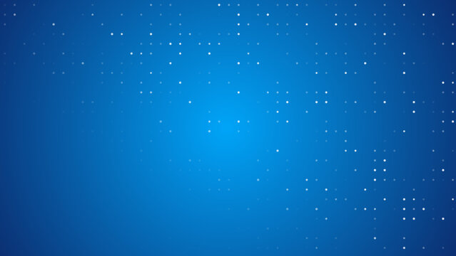 Colorful little dots randomly generated on a gradient background. Little stars generating seamless loop backdrop animation for presentations, talk show, podcast etc.