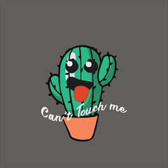 Cactus cartoon 