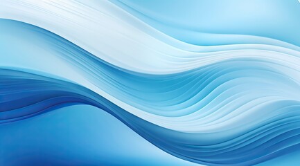 Fototapeta premium white abstract swirl pattern 3, in the style of smooth surfaces, abstraction-creation, contemporary metallurgy, light blue,