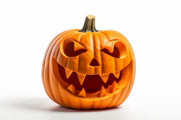Jack O Lantern halloween pumpkin. Generative AI.