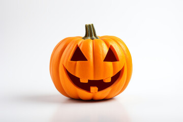 Obraz premium Jack O Lantern halloween pumpkin. Generative AI.