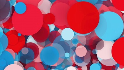 Colorful circles particles