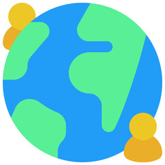Global Communication People Icon