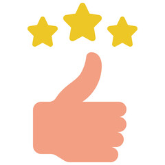 Thumbs Up Review Icon