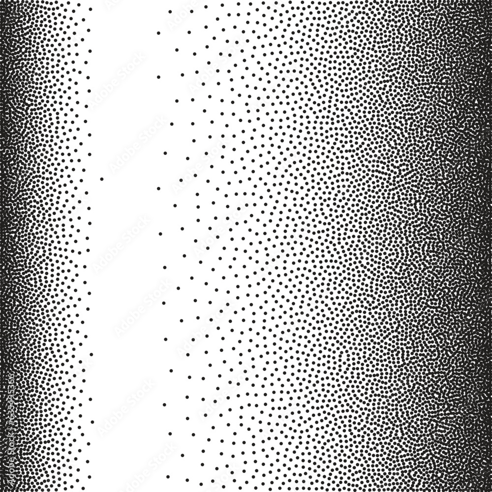 Aufkleber Stochastic raster halftone gradient print