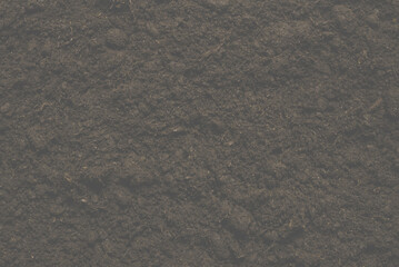 Black land for plant background.